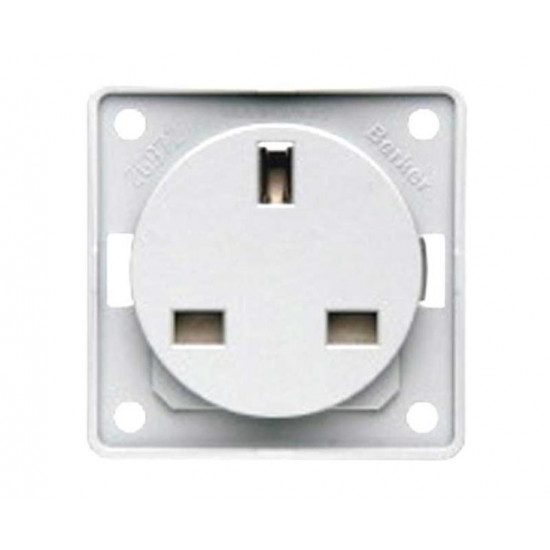 Built-in plug-in UK 230V, light blue