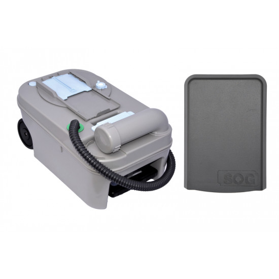 SOG ventilation set 320 S for side wall, dark grey
