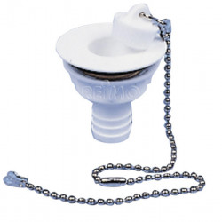Straight drain fitting - 3/4" hose, 10-pack