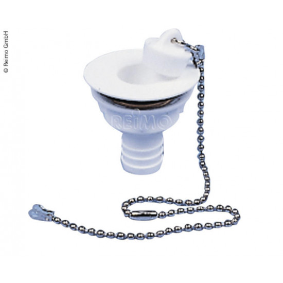 Straight drain fitting - 3/4" hose, 10-pack