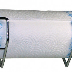 Chrome-plated paper roll holder