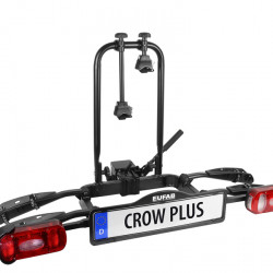 EUFAB CROW PLUS bicycle carrier for towbar, for 2 bikes