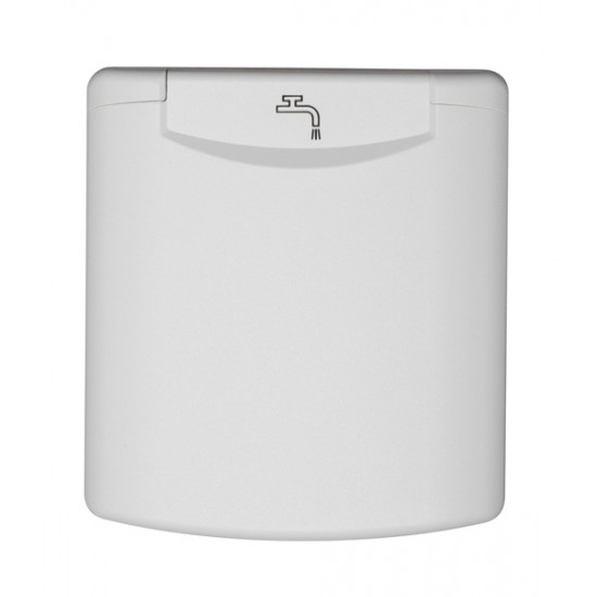 Filler neck with magnetic flap - White