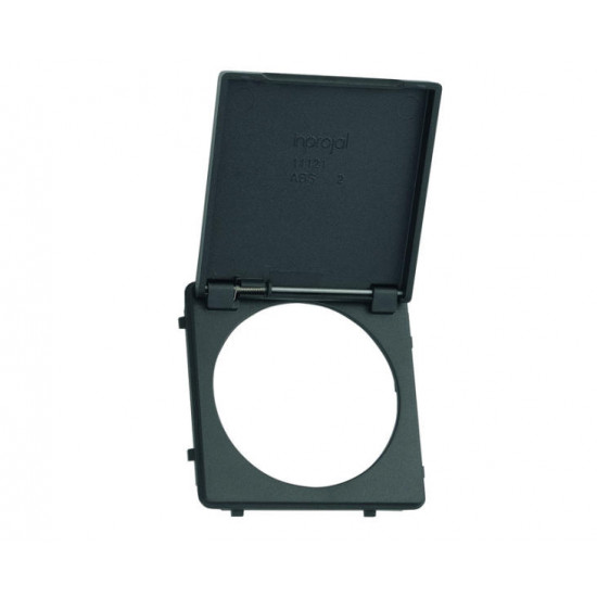 Hinged cover for socket SB