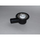Angled wastewater drain - 33 mm