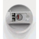 Tank lock with white locking cap, without cylinder and key