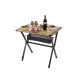 Bamboo rolling table MENDOZA 80