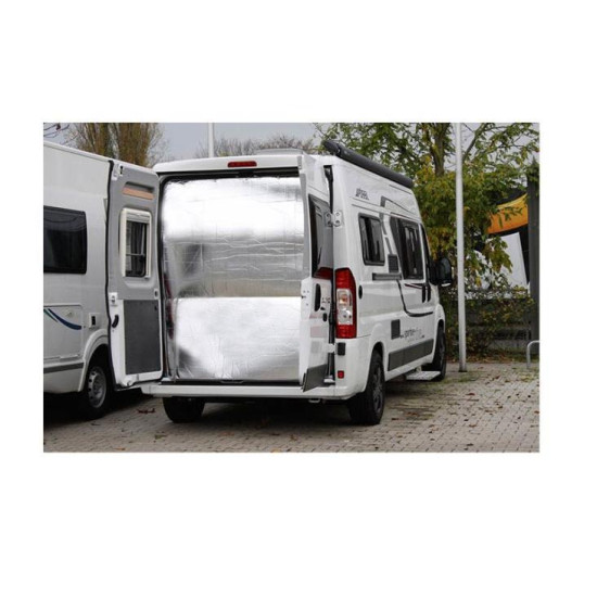 Rear door insulation, 2-piece, light beige, high door opening
