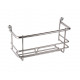 Chrome-plated wall shelf