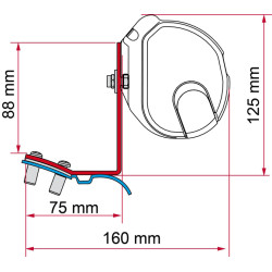 Fiamma Adapter for F35 Vito SD up to 2004
