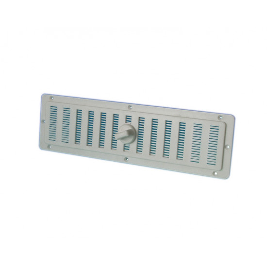 Sliding vent 250x70mm, white