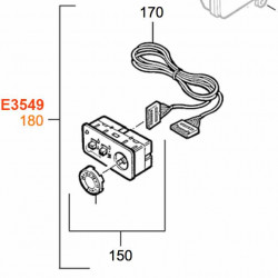 Flush-mounted control unit E4000