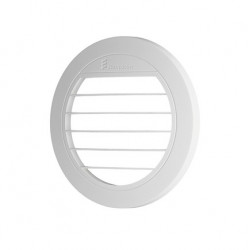 Flat air outlet 0° for Airtronic D2 auxiliary heater, Ø50/60mm, white