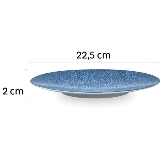 Ocean breakfast plates - set of 2