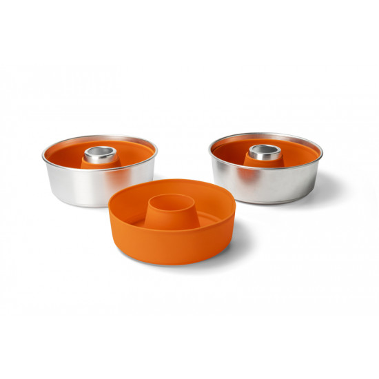 Silicone mold for Omnia Maxi camping oven (3 l) Ø 25 cm / H 9 cm - Orange