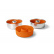 Silicone mold for Omnia Maxi camping oven (3 l) Ø 25 cm / H 9 cm - Orange