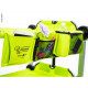 Side pocket for Disc-o-Bed Kids beds, lime green color