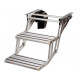 Omnistep double step, aluminum - 12V motorized entry step