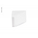 Mini furniture connectors, 10 pieces (white), 2-hole