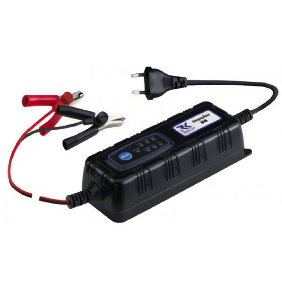 Charger with 0.8 or 4.0 amps