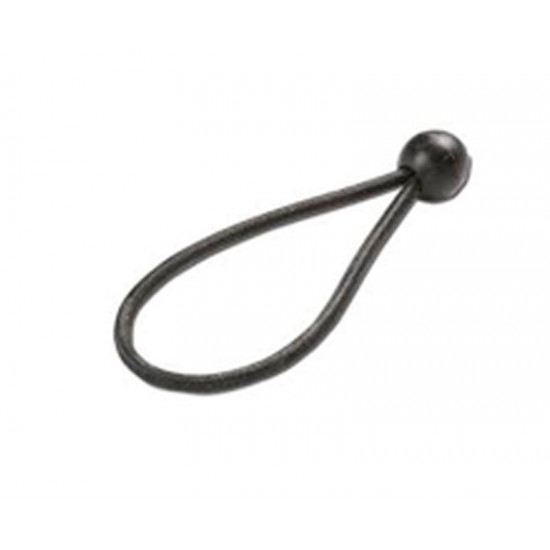 Rubber tensioners with ball, 5 pieces, for tarpaulins, side panels, etc.