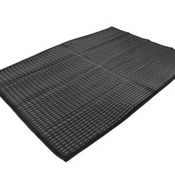Awning/tent carpet CLOUD - black - 250 x 300 cm
