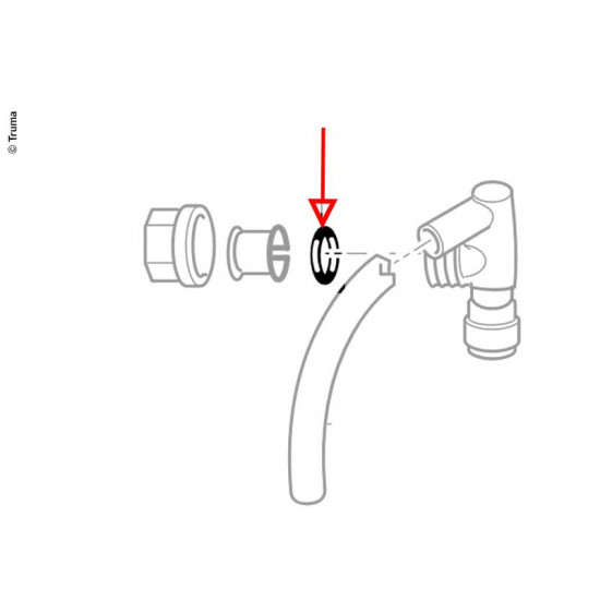 Silicone O-ring 10x2.5mm