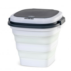 Foldable 8-liter trash can with motion sensor
