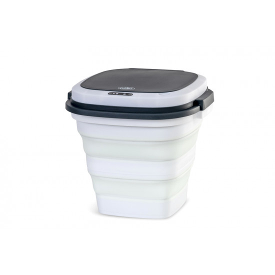 Foldable 8-liter trash can with motion sensor