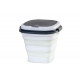 Foldable 8-liter trash can with motion sensor