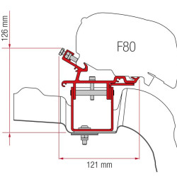 Fiamma KIT VW Crafter/Man L3/H3 from 2017, without roof rail, 2H.20cm, 1.H32cm