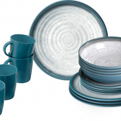 Melamine dinnerware set Tuscany - 16 pieces - For 4 people
