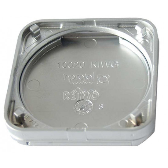 Silver hinged lid