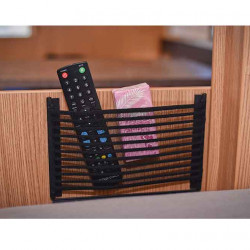 KIIPER Mini Storage Net Set of 3, for 200mm installation width, black lined