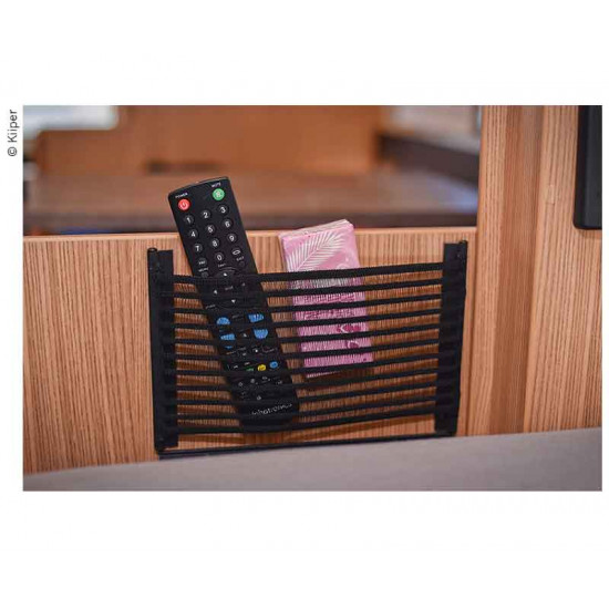 KIIPER Mini Storage Net Set of 3, for 200mm installation width, black lined