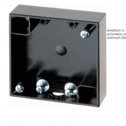 Berker surface-mounted enclosure, flat, polar white