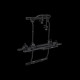 Elite Van XT rear carrier for Ford Transit H3 - Black