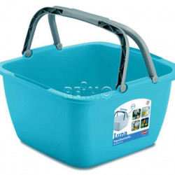 Display with 30 buckets (each 18.5 liters, 40x40x23cm, assorted colors)