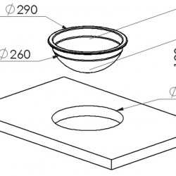 round sink