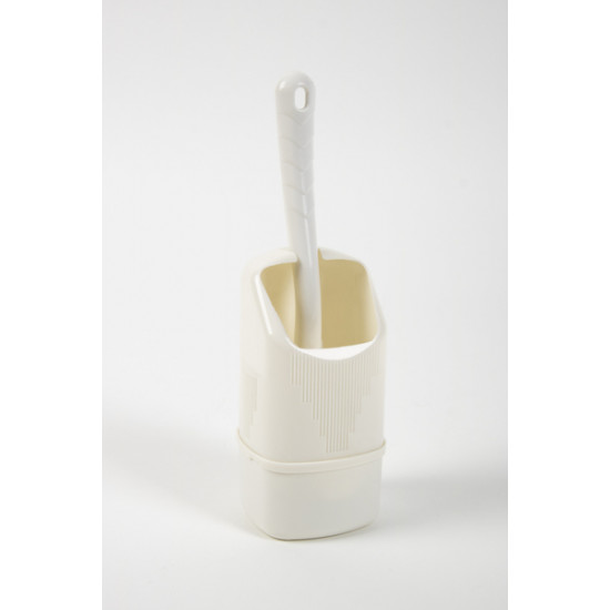 Toilet brush with holder