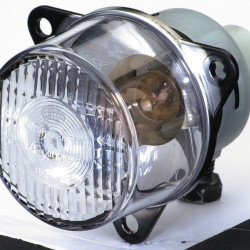 Flashing light made of smoked glass, 21 W