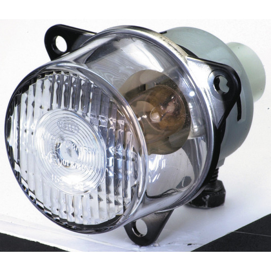 Flashing light made of smoked glass, 21 W