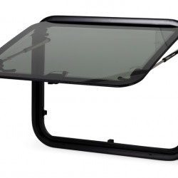 W827 x H427mm RW Fusion Curved Acrylic Glass Safety Glass Awning Window
