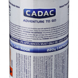 CADAC Gas Cartridge 220g - Butane/Propane Gas Mixture