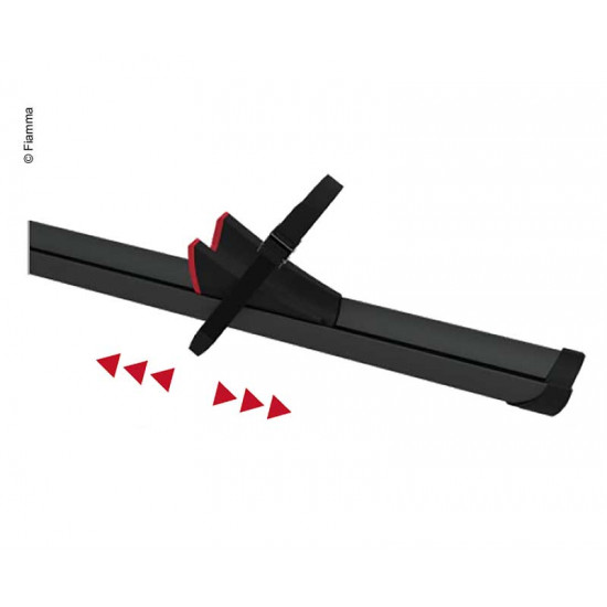 Rail Premium bicycle rail 128 cm, black