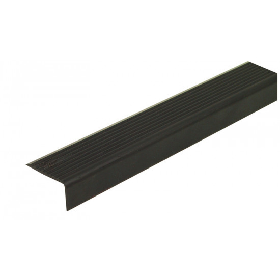 Aluminum sill plate - 25 x 15 mm - 3 m - Black