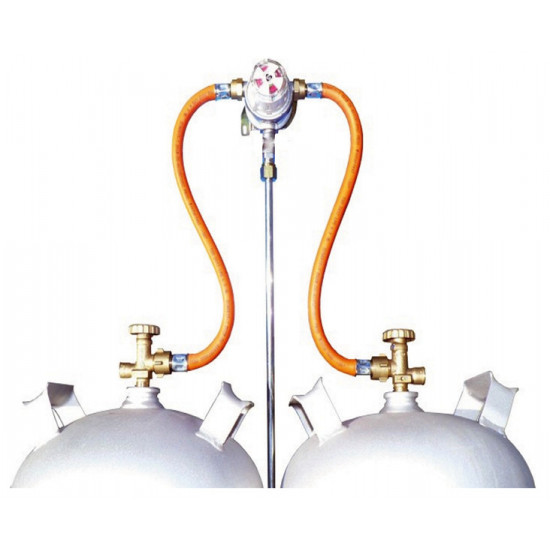 Multimatik 2-bottle system 50 mbar outlet 8mm with test valve