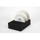 Plate holder - Black - For up to 10 plates