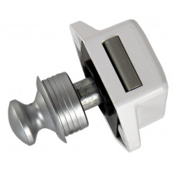 Push Lock Mini - Matte Chrome