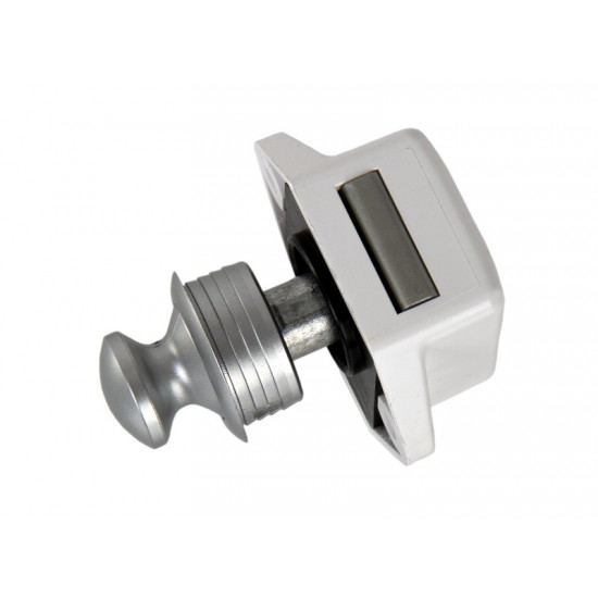 Push Lock Mini - Matte Chrome